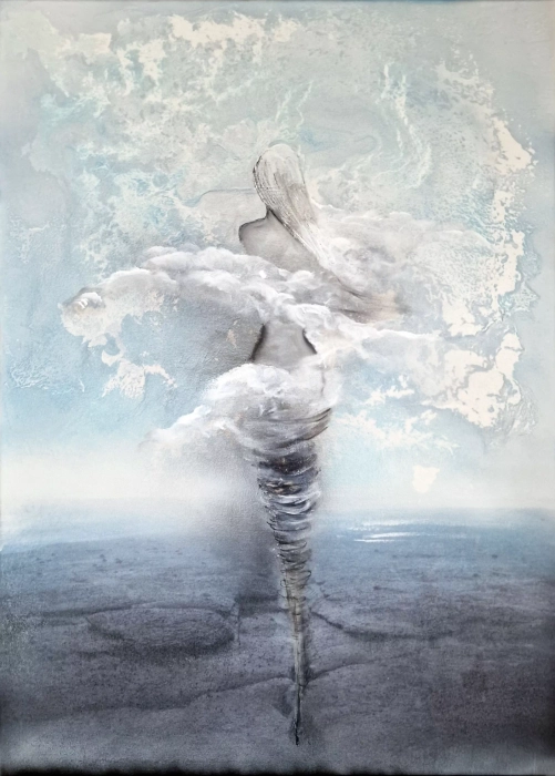 Obraz surrealizm 50x70 Jej żywioły