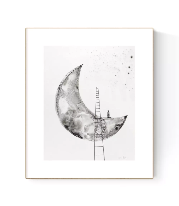 Grafika artystyczna 40x50 abstrakcyjna minimal-art