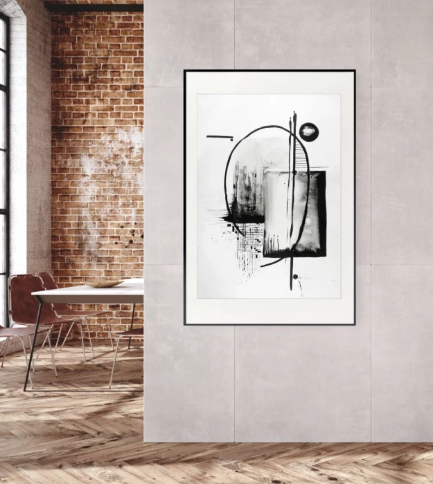 Duża grafika 70x100 minimal-art