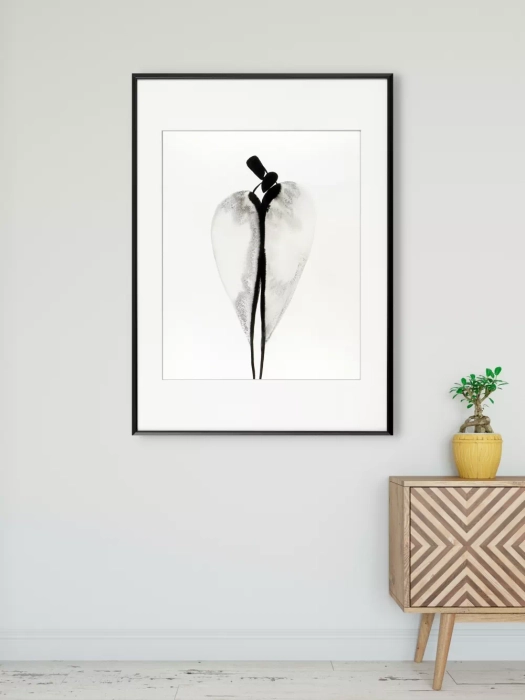 Oryginalna grafika abstrakcyjna minimal-art 40x50