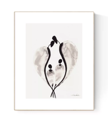 grafika-serce-nowoczesna-grafika-czarno-biala-na-sciane-30x40