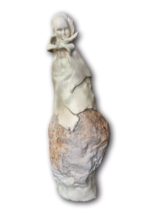 Rzeźby artystyczne z gliny i kamienia, figurka kobieta