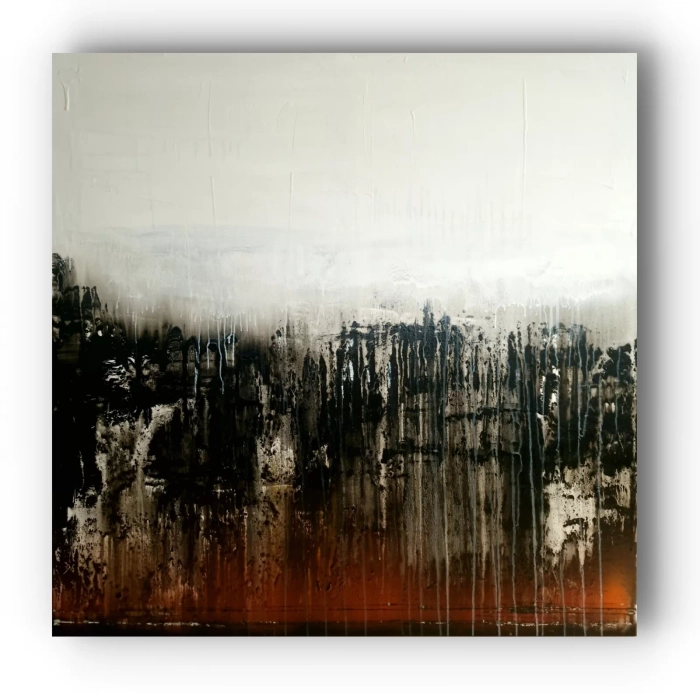 Obraz olejny 130x130 MISTY no 12