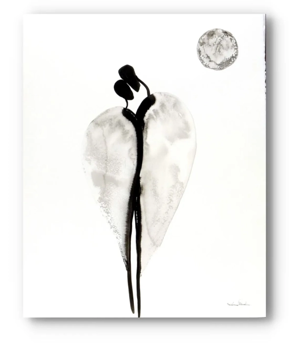 Oryginalna grafika abstrakcyjna minimal-art 40x50