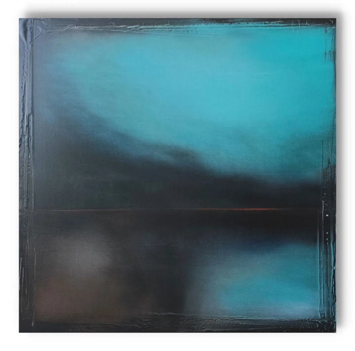 Młoda Sztuka Obraz 100x100 Abstrakcja  