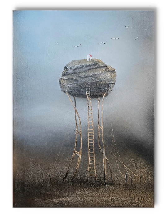 Obraz olejny surrealistyczny, cykl EXPANCE