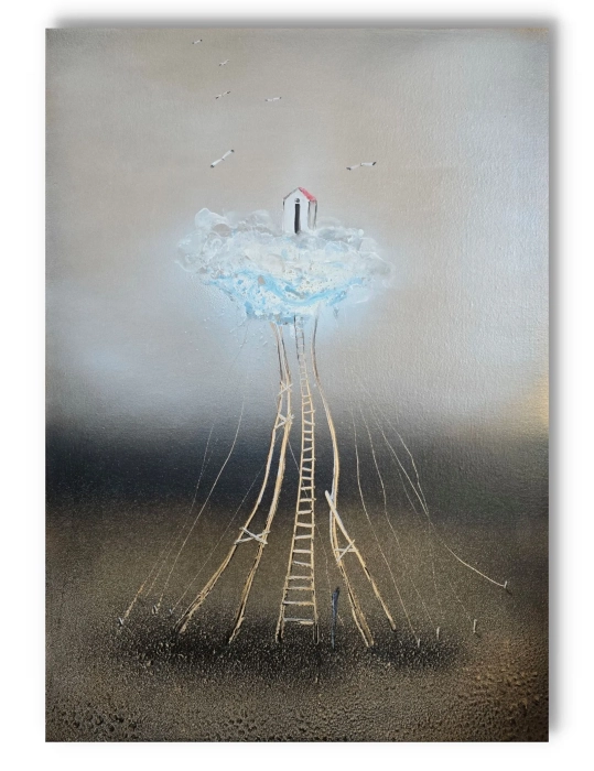 Obraz olejny surrealistyczny, cykl EXPANCE
