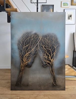 sploty-duzy-obraz-olejny-90x130-surrealizm-mloda-sztuka