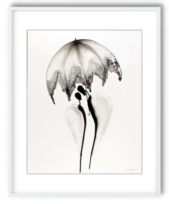 Oryginalna grafika abstrakcyjna minimal-art 40x50