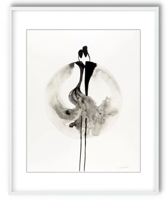 Oryginalna grafika abstrakcyjna minimal-art 40x50