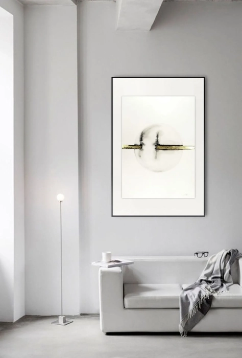 Grafiki zdobione złotem 50x70
