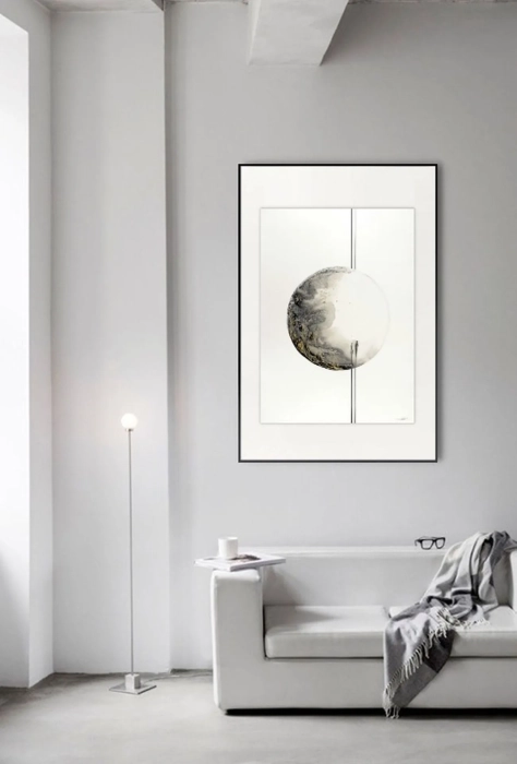 Grafiki zdobione złotem 50x70