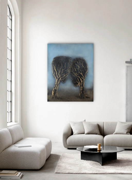 Spotkanie Dusz Cykl Sploty  80x100 Obraz olejny