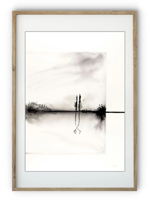 Oryginalna grafika  artystyczna 50x70 elegancki minimailzm
