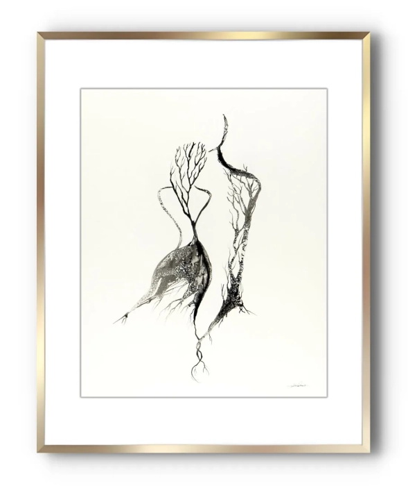 Elegancja i Minimalizm Grafika Artystyczna 40x50