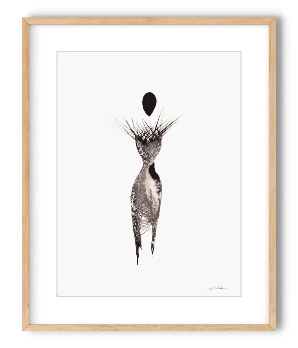Oryginalna grafika  artystyczna 30x40 elegancki minimailzm