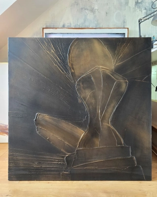 czarne-obrazy-struktura-elegancki-obraz-essence-110x110