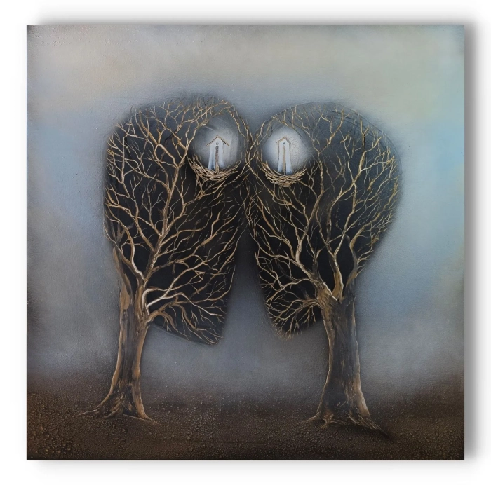 Obraz  Surrealim Cykl Sploty 110x110
