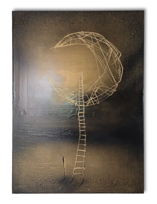 prace-mlodych-malarzy-marzyciel-obraz-surrealistyczny-krystyna-siwek-70x100