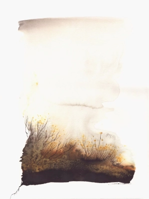 obrazy-akwarelowe-recznie-malowane-cieple-brazy-30x40