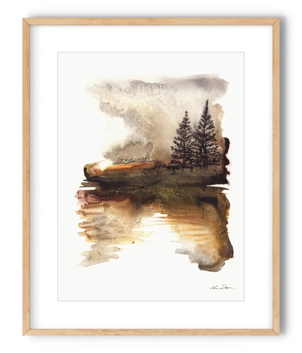 obraz-akwarela-abstrakcja-pejzaz-abstrakcyjny-30x40