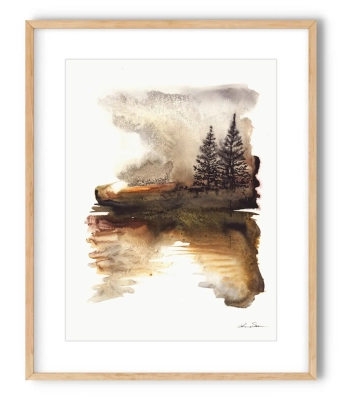 obraz-akwarela-abstrakcja-pejzaz-abstrakcyjny-30x40