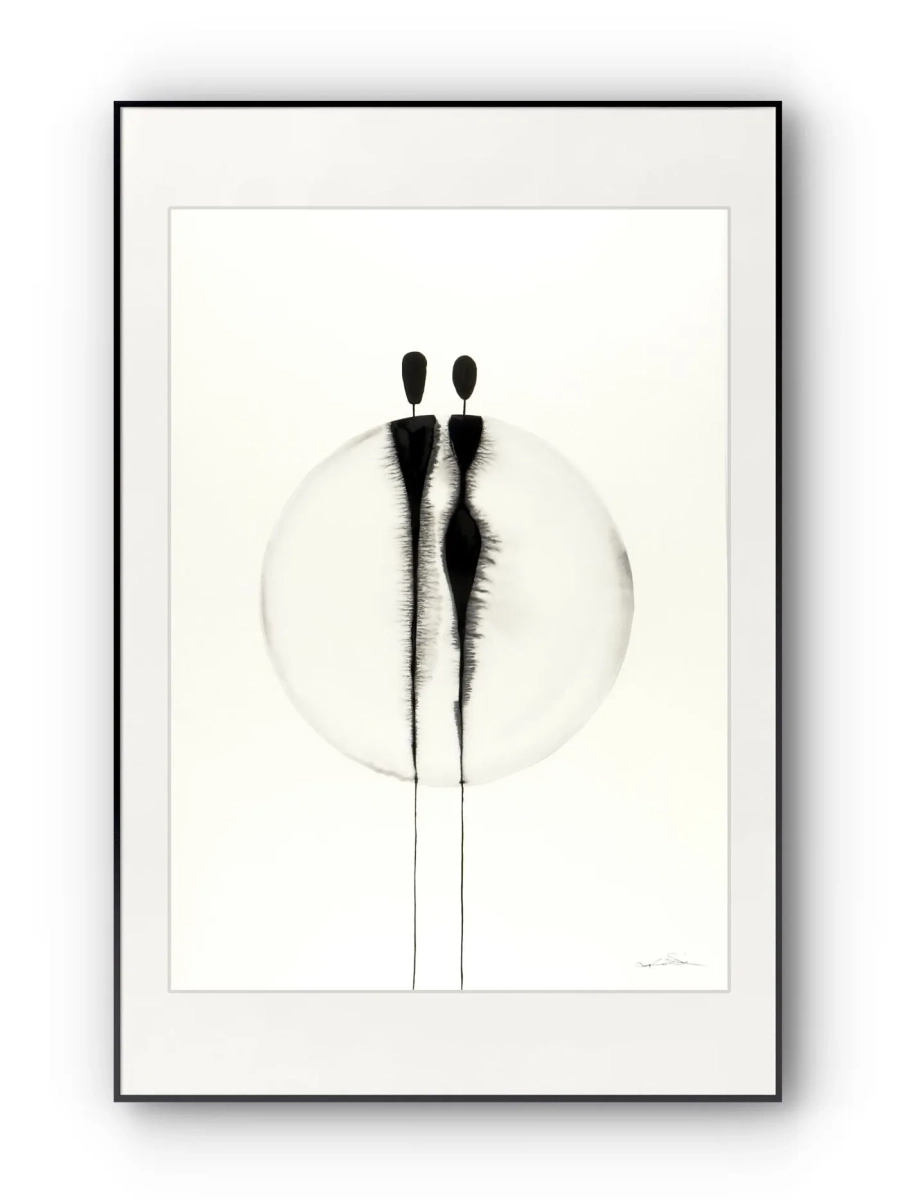 rysunek-tuszem-50x70-about-real-relationships-czarno-biala-grafika-do-biura-jadalni-krystyna-siwek