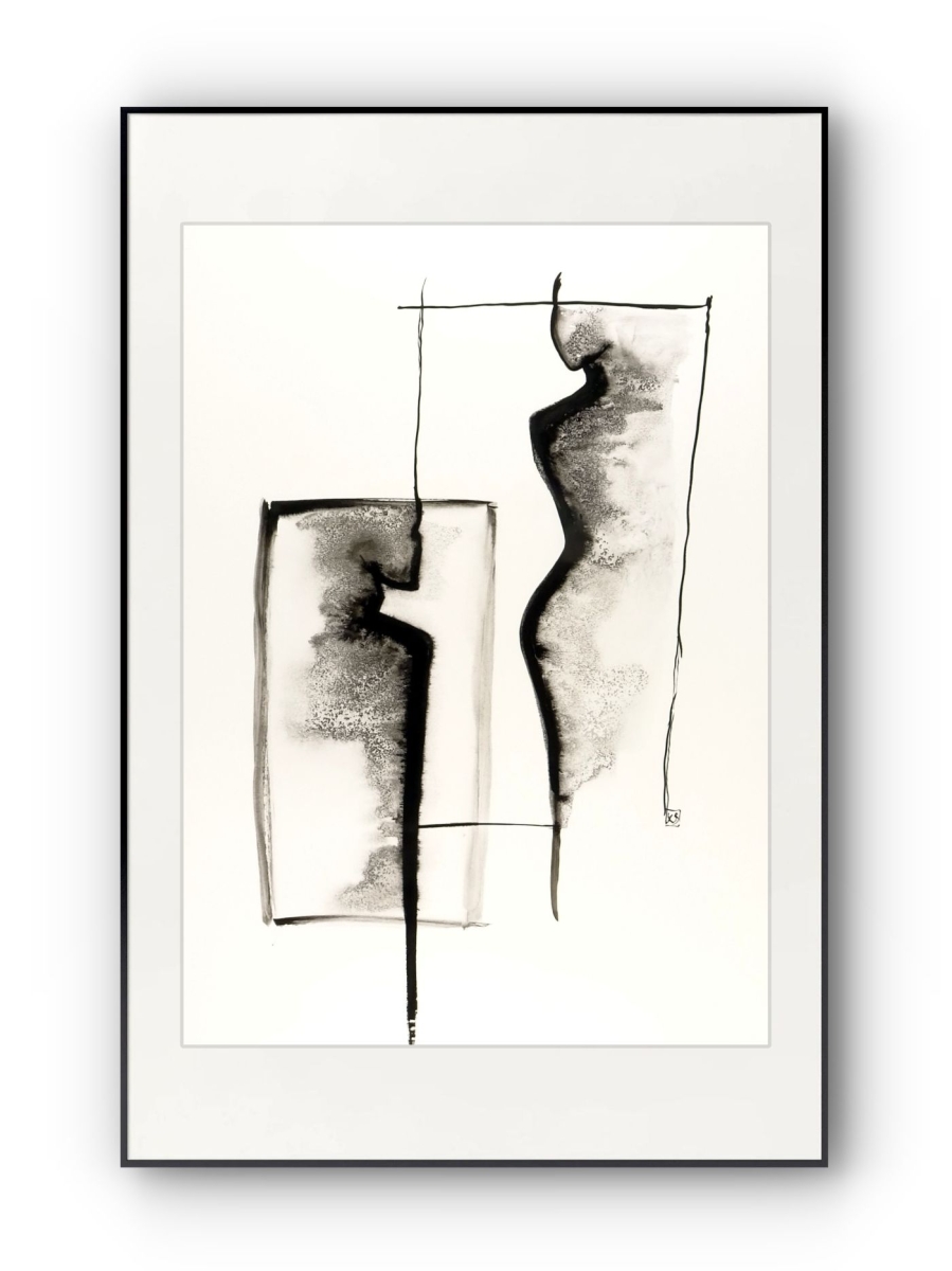 projekt-kobieta-grafika-50x70-kobieta-mezczyzna-abstrakcja