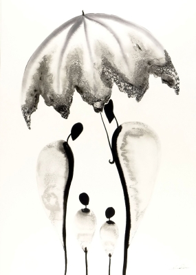 grafika-relationships-rodzina-lisc-50x70