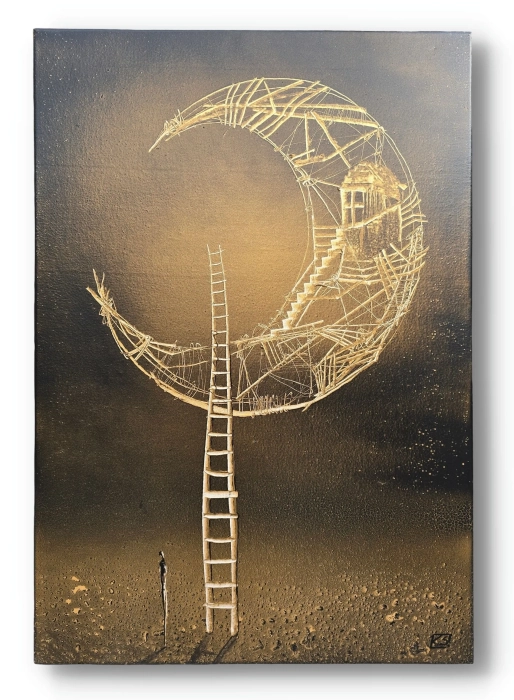 Obraz Olejny Marzyciel 50x70