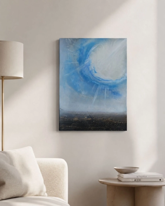 Obraz olejny 50x70 Źródło Światła | surrealizm