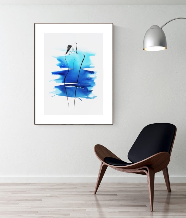 abstrakcja 50x70, akwarela