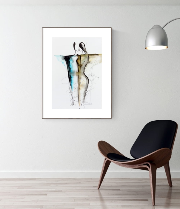 abstrakcja 42x60, akwarela