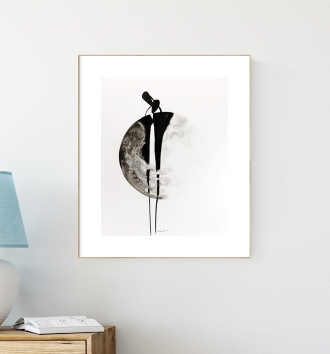 grafika 40 x 50 cm ręcznie malowana, nowoczesne obraz do salonu