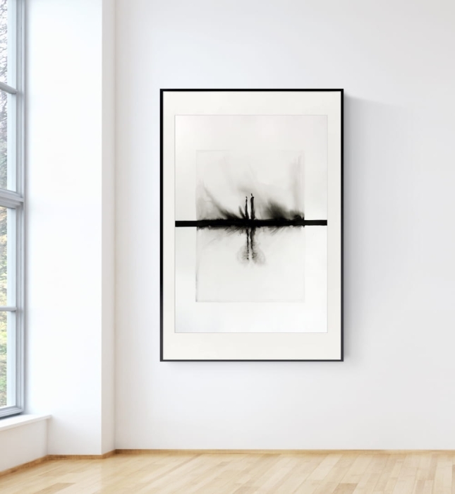 abstrakcja 70x100,  duży obraz do salonu
