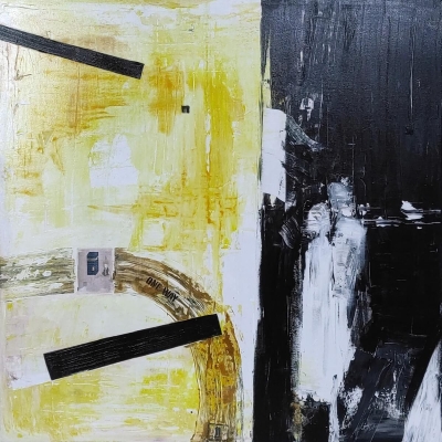 obraz 100 x 100 cm, duża abstrakcja na płótnie,