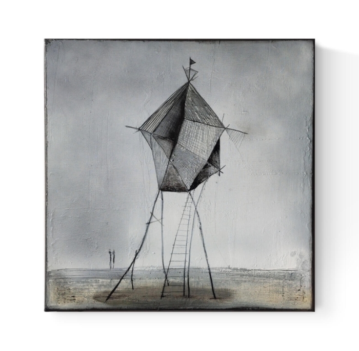 Obraz na płótnie 50x50 surrealistyczny, nowoczesny