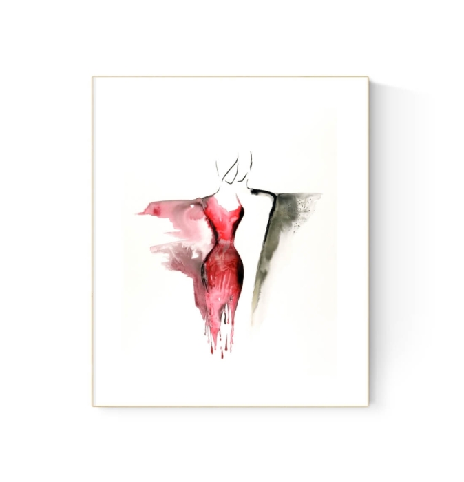 grafika 40x50 abstarakcja, nowoczesny obraz do salonu