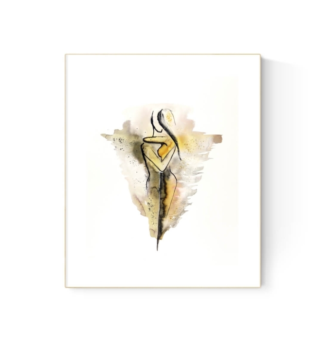 grafika 40 x 50 cm ręcznie malowana, nowoczesne obraz do salonu