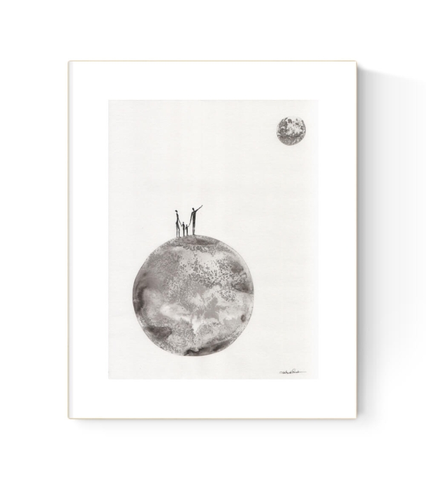 grafika  30/40, abstrakcja do salonu