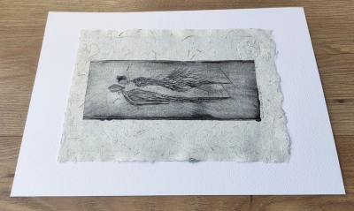 Grafika warsztowa A5 papier z włókien konopii