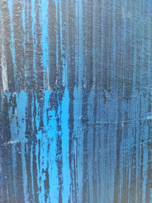 BLUE Duży obraz XXL do salonu, nowoczesny, abstrakcja z niebieskim