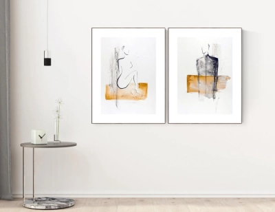 Galeria obrazów i grafik na ścianę, rysunki tuszem, obrazy ręcznie malowane do salonu