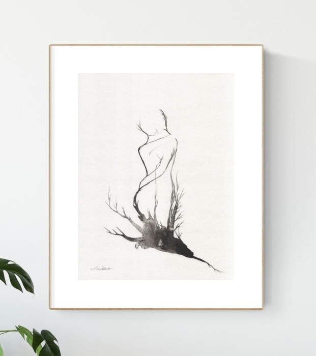 Oryginalna grafika artystyczna 30x40