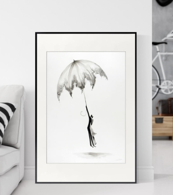 niebanalne-obrazy-do-salonu-oryginalna-grafika-artystyczna-parasol-kobieta