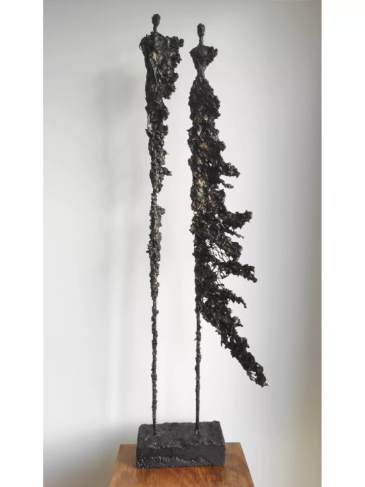 Rzeźby duże - 136cm, kobieta i mężczyzna, dynamiczna