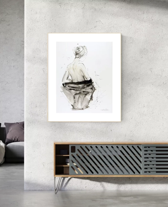 Obrazy, grafiki na ścianę do sypialni 40x50 akt kobiecy