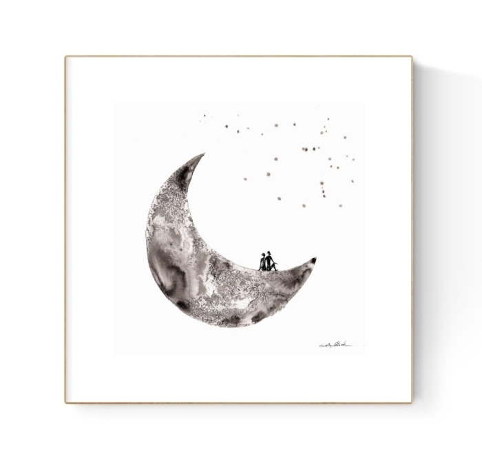 Oryginalna grafika artystyczna 30x30