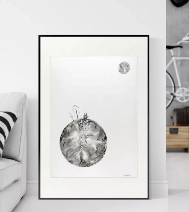 Grafika, obraz na ścianę do salonu 50x70