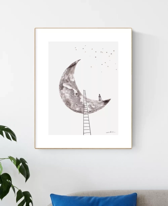 Grafiki czarno-białe, artystyczne 30x40 na ścianę